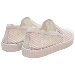 TÊNIS SLIP ON COURO TELA BRANCO CARRANO 344018D - PISTA LIVRE