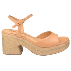 SANDÁLIA PLATAFORMA NATURAL NUDE FERRUCCI 2421801CC