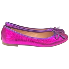 SAPATILHA FEMININA LAÇO METALIZADO ROXO SANTA FLOR 201151 - PISTA LIVRE