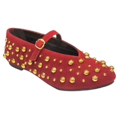 SAPATILHA PARIS STUDS VERMELHO ORCADE 094408 - comprar online