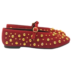 SAPATILHA PARIS STUDS VERMELHO ORCADE 094408 - loja online