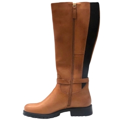 BOTA FEMININA CANO ALTO COURO CARAMELO FERRUCCI 2414502 na internet