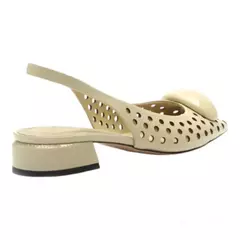 SLINGBACK MARGOT BEGE VICENZA 116150001 - Pista Livre | Calçados Femininos, Bolsas e Acessórios