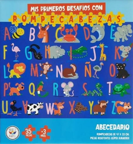 Rompecabezas Mis Primeros Desafíos: Abecedario (35 piezas)