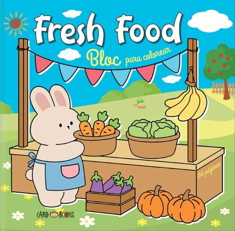 FRESH FOOD - BLOC PARA COLOREAR