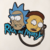 Chaveiro Rick And Morty na internet