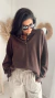 Sweater Polo Liso Over - comprar online