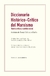 Diccionario Histórico-Crítico del Marxismo