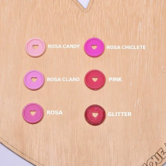 DISCOS CORAÇÃO - 24MM - Fofurices da Aplique