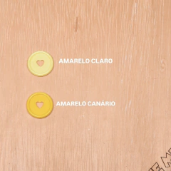 DISCOS CORAÇÃO - 32MM - Fofurices da Aplique