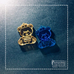 Passante de elástico - Ursinho Princípe - Fofurices da Aplique