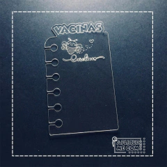 Plaquinha Informativa Personalizada - Furação 2x1 Redonda - Linha Wire-o