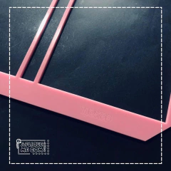 GABARITO PARA POST-IT 110X85MM - ACRÍLICO ROSA - comprar online