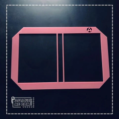 GABARITO PARA POST-IT 110X85MM - ACRÍLICO ROSA