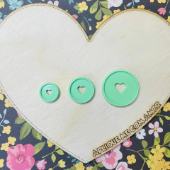 DISCOS CORAÇÃO - 32MM