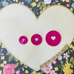 DISCOS CORAÇÃO - 32MM na internet