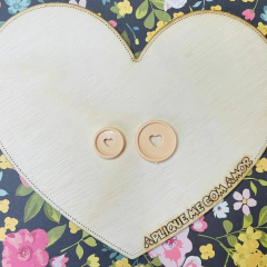 DISCOS CORAÇÃO - 32MM