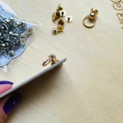 Fecho Carrapeta com Argola - Fofurices da Aplique