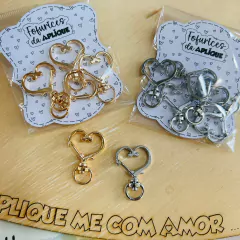 Mosquetão formato coração