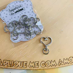 Mosquetão formato coração - comprar online
