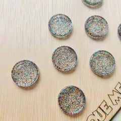 DISCO LISO 24 - CINZA GLITTER (edição limitada)