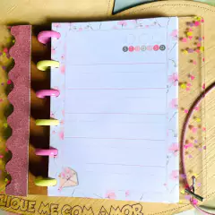 KIT CADERNETA A6 - Capa Acrílica - Fofurices da Aplique