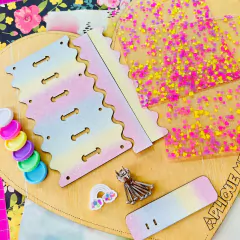 KIT CADERNETA A6 - Arco Íris - comprar online