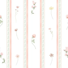 Estampa Flores e Listras - comprar online