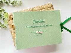 Álbum Fotos Menta Floral Família