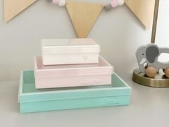 Kit 3 Caixas com Tampas de Acrílico - Love Craft 