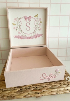 Caixa Personalizada Rosa Sofia