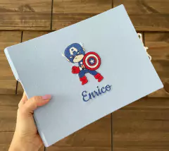 Álbum Fotos Azul Celeste Capitão América