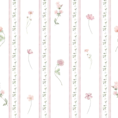 Estampa Xadrez Rose Floral - comprar online