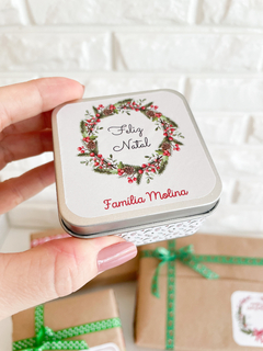 Caixinhas com Stickers Personalizados Natal - Love Craft 