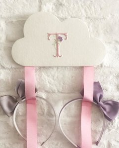 Porta Tiaras em Linho Off White (sem laço) - comprar online