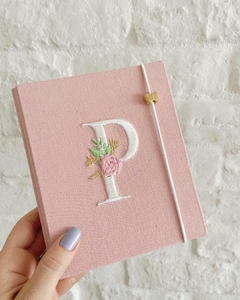 Porta Vacinas Monograma Floral III Rose