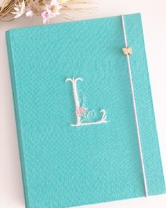 Porta Vacina Monograma Azul Tiffany