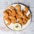 Pinchos de langostino en internet
