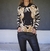 Sweater estampado con capucha - comprar online