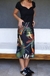 Pollera seda Midi estampada - comprar online