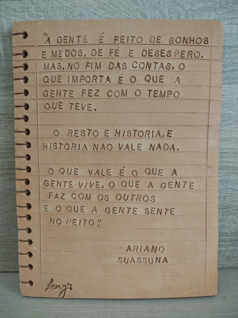 Placa Ariano Suassuna - comprar online