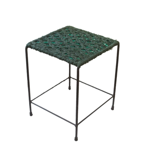 Banco Macramê - Verde