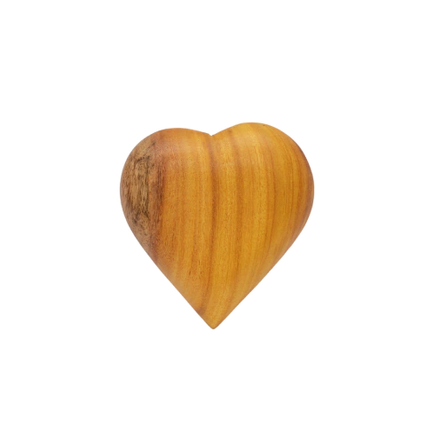 Escultura Coração Madeira