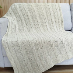 Imagem do MANTA TRICÔ DARA 90X150cm