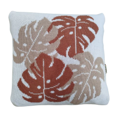 Kit 3 Capa Almofada tricot Floral 45x45cm - loja online