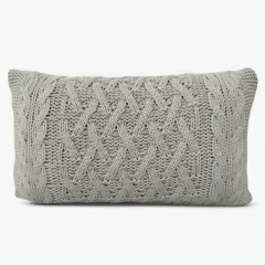 CAPA DE ALMOFADA TRICOT SOPHIA 30X50CM na internet