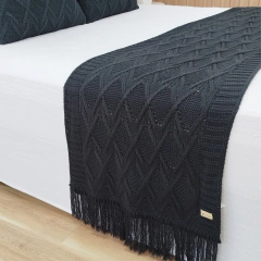PESEIRA TRICÔ LUNA CAMA SOLTEIRO 150X60cm USUFRUTO TRICOT - Usufruto Home Decor 