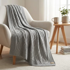 MANTA TRICÔ RUBIA 150cm x 90cm USUFRUTO TRICOT - loja online