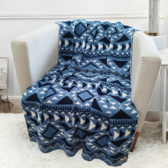 Manta Tricot jacquard Asteca 150x95cm - loja online