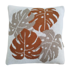 Kit 3 Capa Almofada tricot Floral 45x45cm - loja online